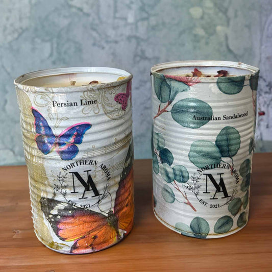 Upcycled Tin Candle